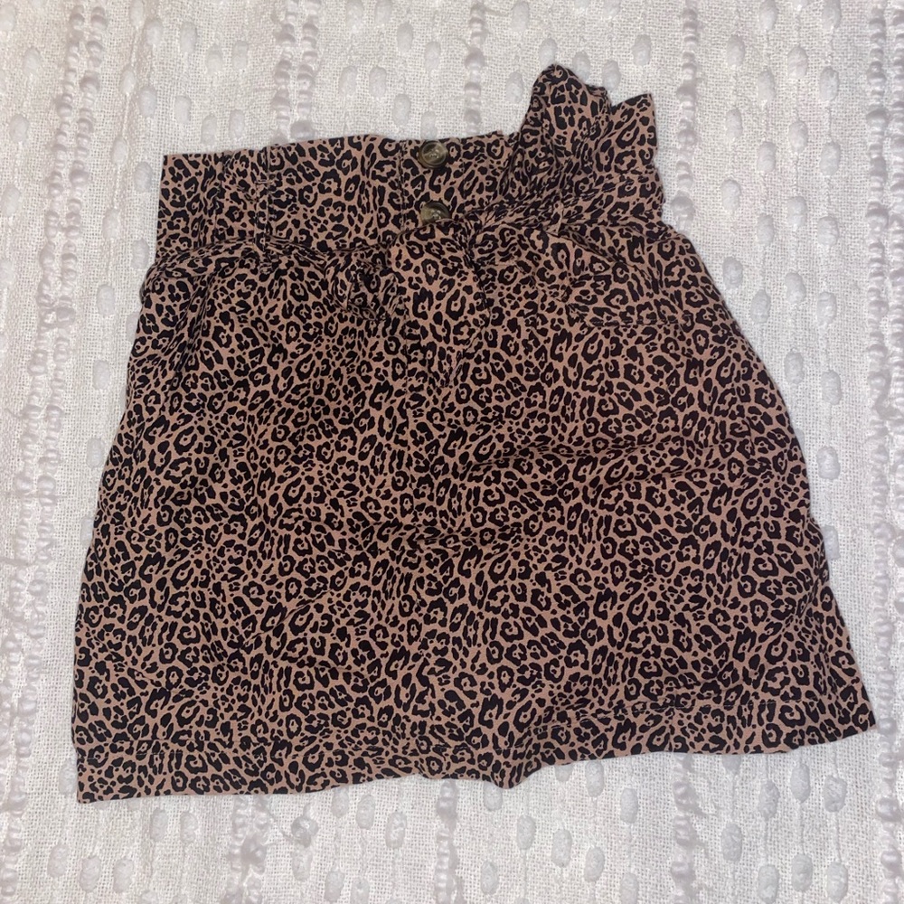 American eagle animal print skirt
